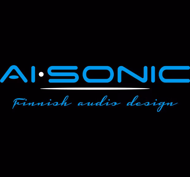 AI-SONIC STICKER blue 180x44mm