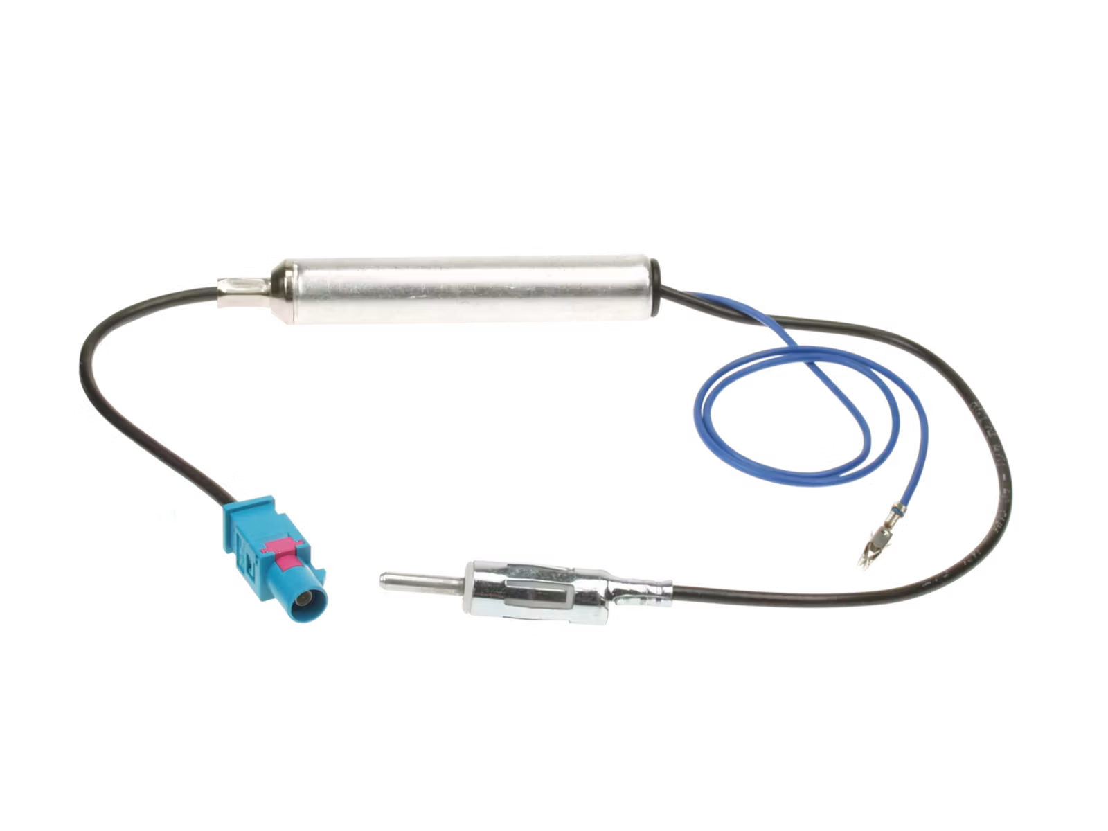 Antenna adapter Fakra(m)>DIN(m) 12V phantom power