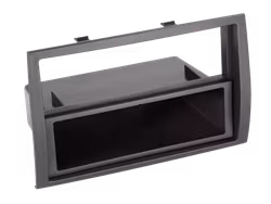 ACV 2-DIN facia plate withOUT pocket Citroen / Fiat / Peugeot black 100923