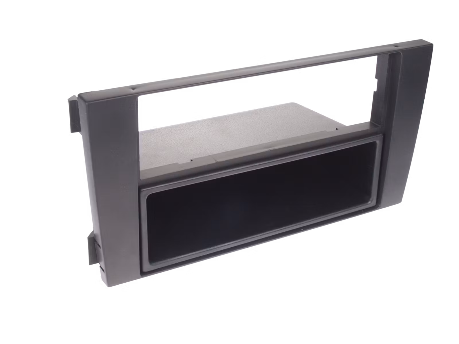 ACV 2-DIN facia plate with pocket Audi A6 2001 - 2005 black 100604