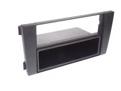ACV 2-DIN facia plate with pocket Audi A6 2001 - 2005 black 100604