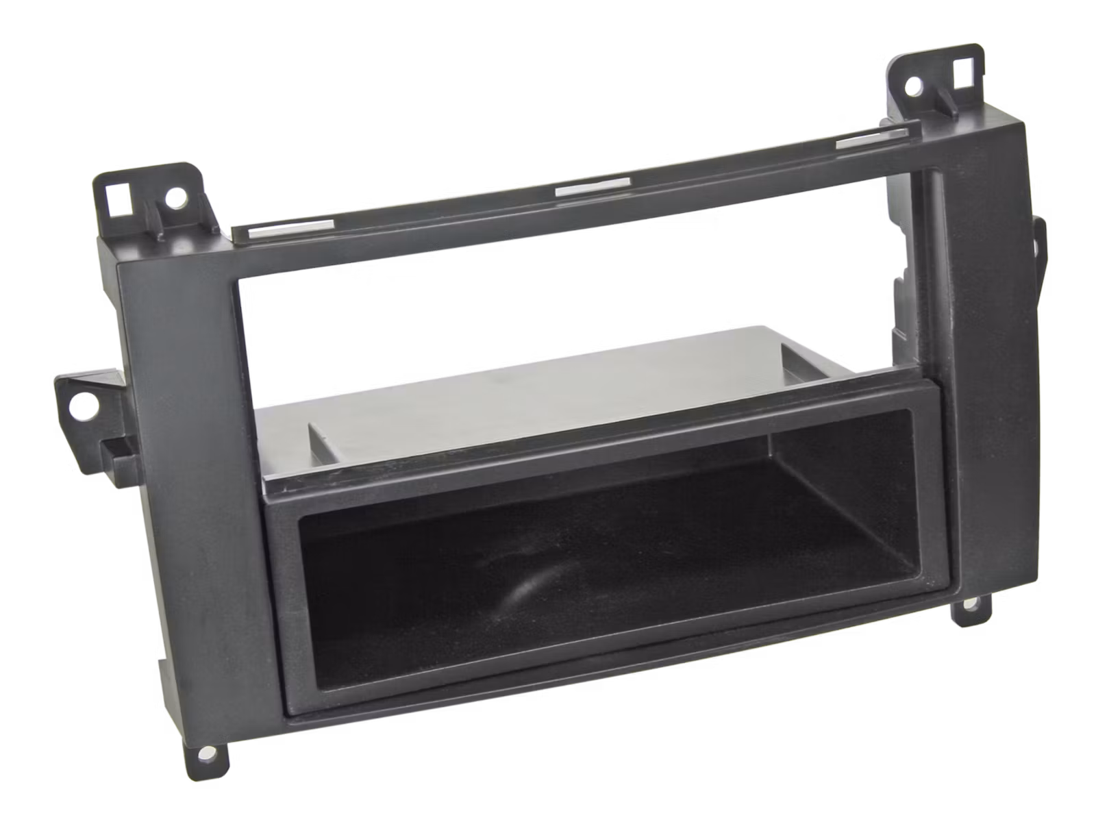 ACV 281190-18 2-DIN facia plate with pocket Mercedes black