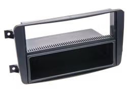 ACV 281190-02 1-DIN facia plate with pocket Mercedes black