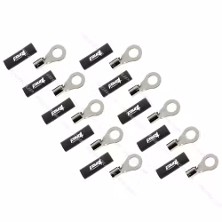 FOUR Connect 4-690961 M8 ring terminal 10mm², 10x black