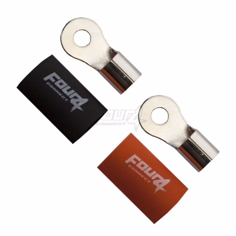 FOUR Connect 4-690914 M6 ring terminal 20mm², 1x red ja 1x black