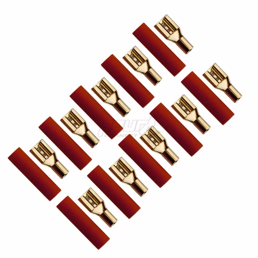 FOUR Connect 4-690742 flat connector 2.5mm², width 4.8mm, red, 10pcs