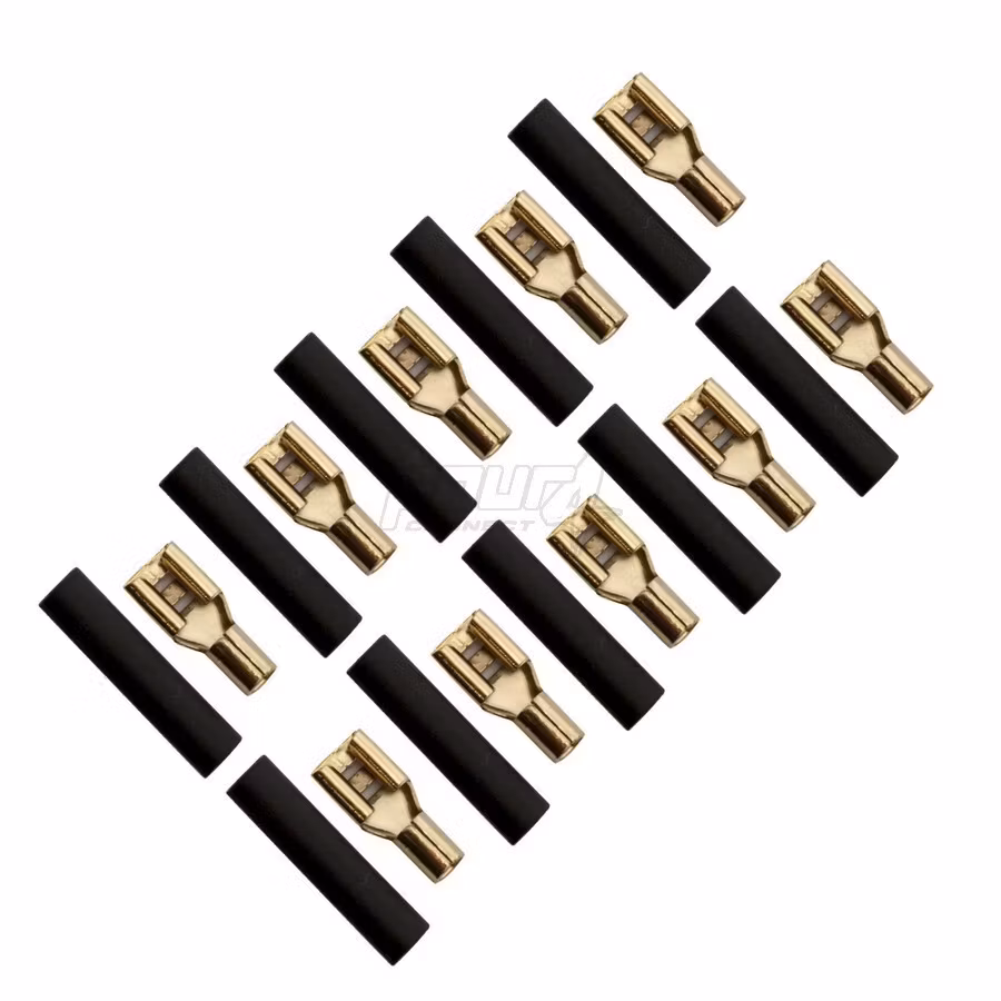 FOUR Connect 4-690735 flat connector 2.5mm², width 4.8mm, black, 10pcs