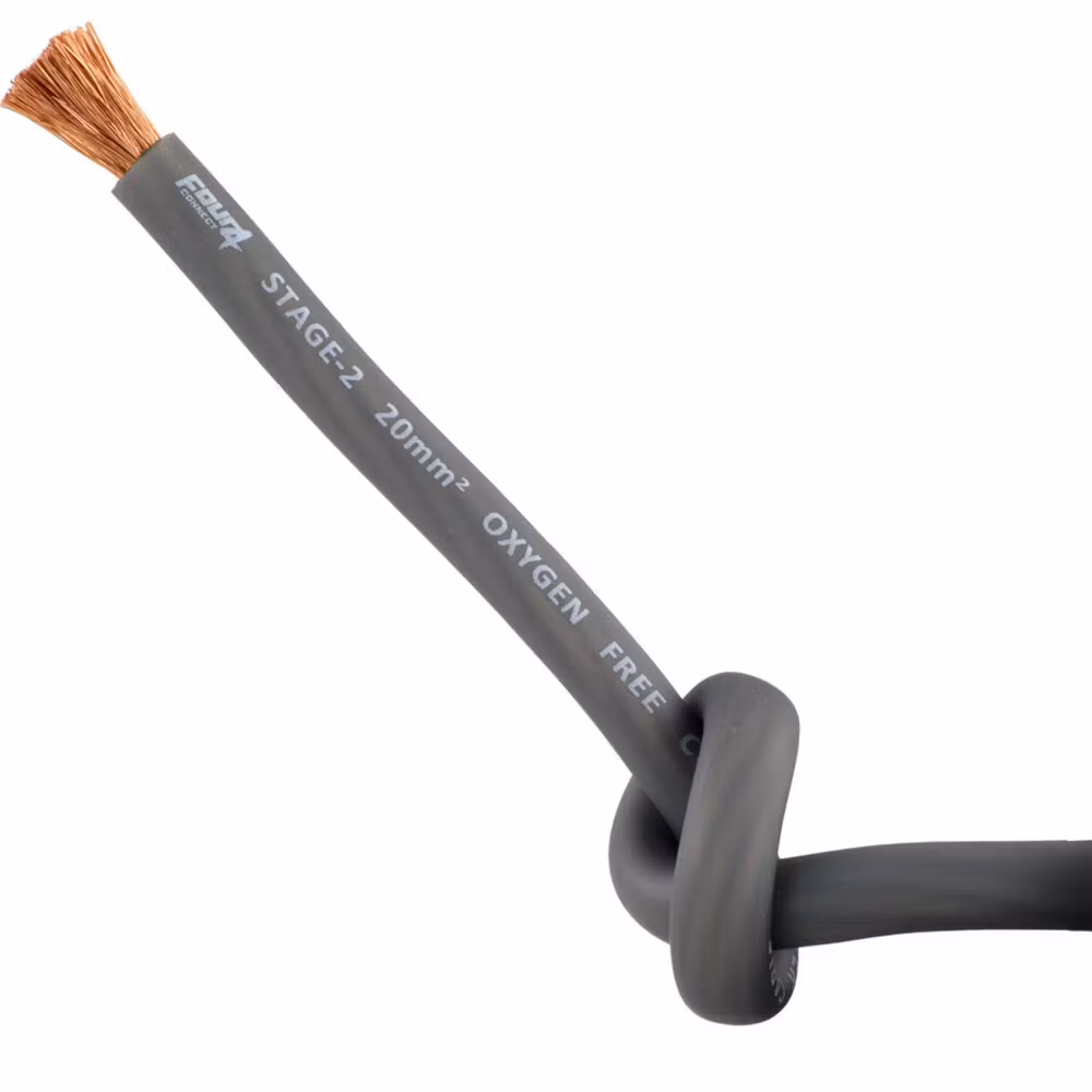 FOUR Connect 4-800214 STAGE2 20mm2 OFC power cable grey 50m