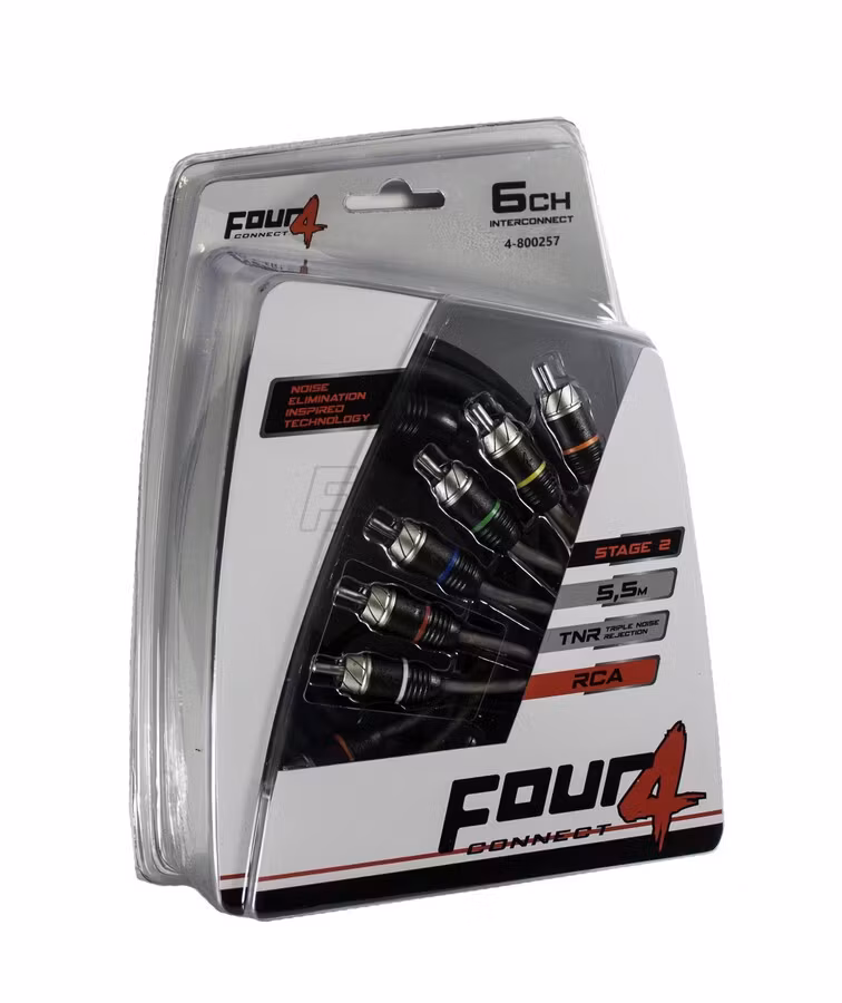 FOUR Connect 4-800257 STAGE2 RCA-cable 5.5m, 6ch