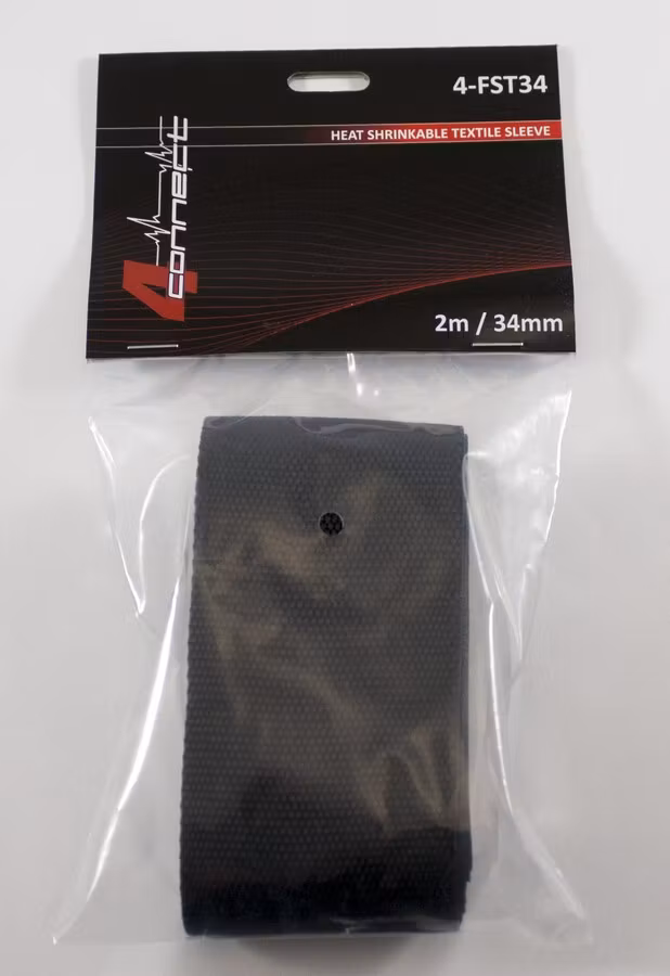 FOUR Connect 4-FST34 fabric/polyester shrink tube 34mm/2m