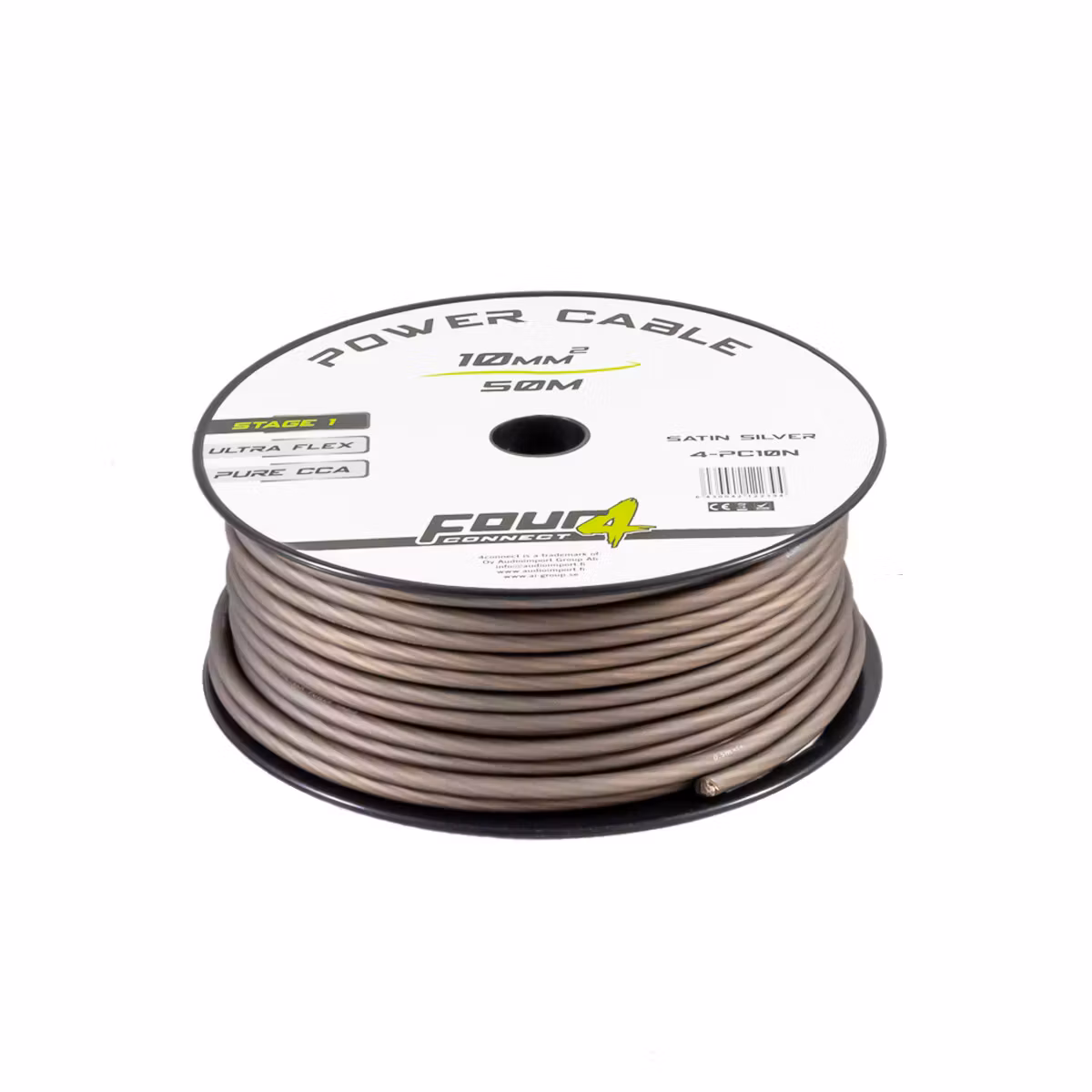 FOUR Connect 4-PC10N power cable 10mm2  grey 50m