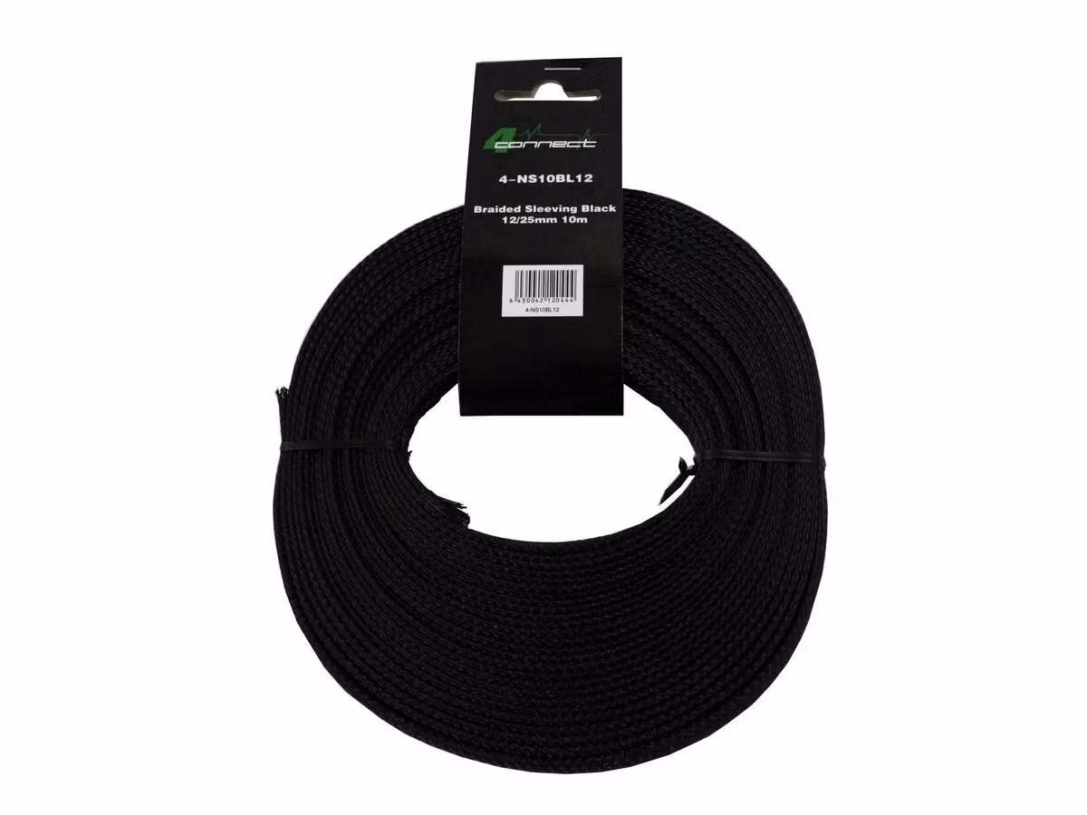 FOUR Connect 4-NS10BL12 nylonsock Black 12/25mm 10m