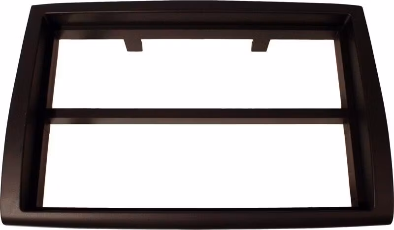 Monteringsram Citroën, Fiat, Peugeot: 2-DIN svart