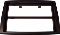 Monteringsram Citroën, Fiat, Peugeot: 2-DIN svart