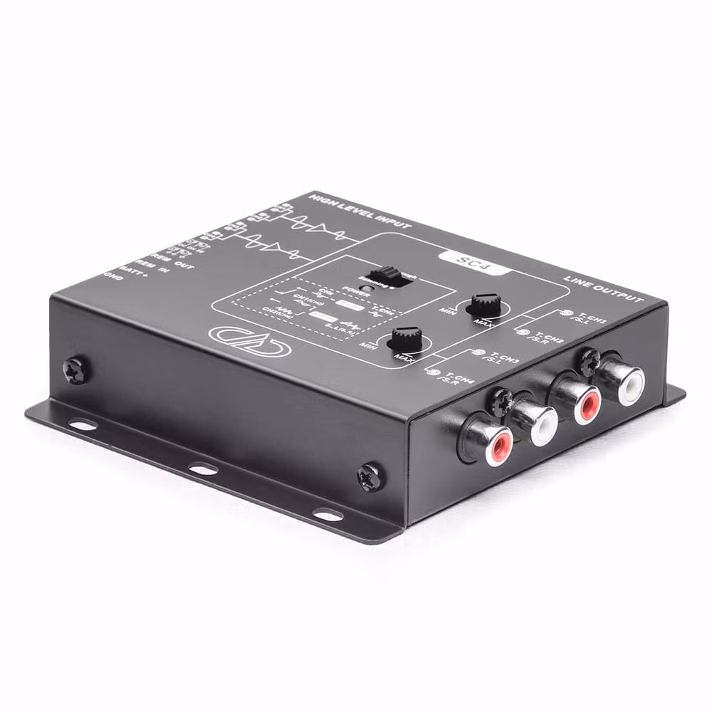 DD Audio SC4a  4-channel signal converter with 12v Remote