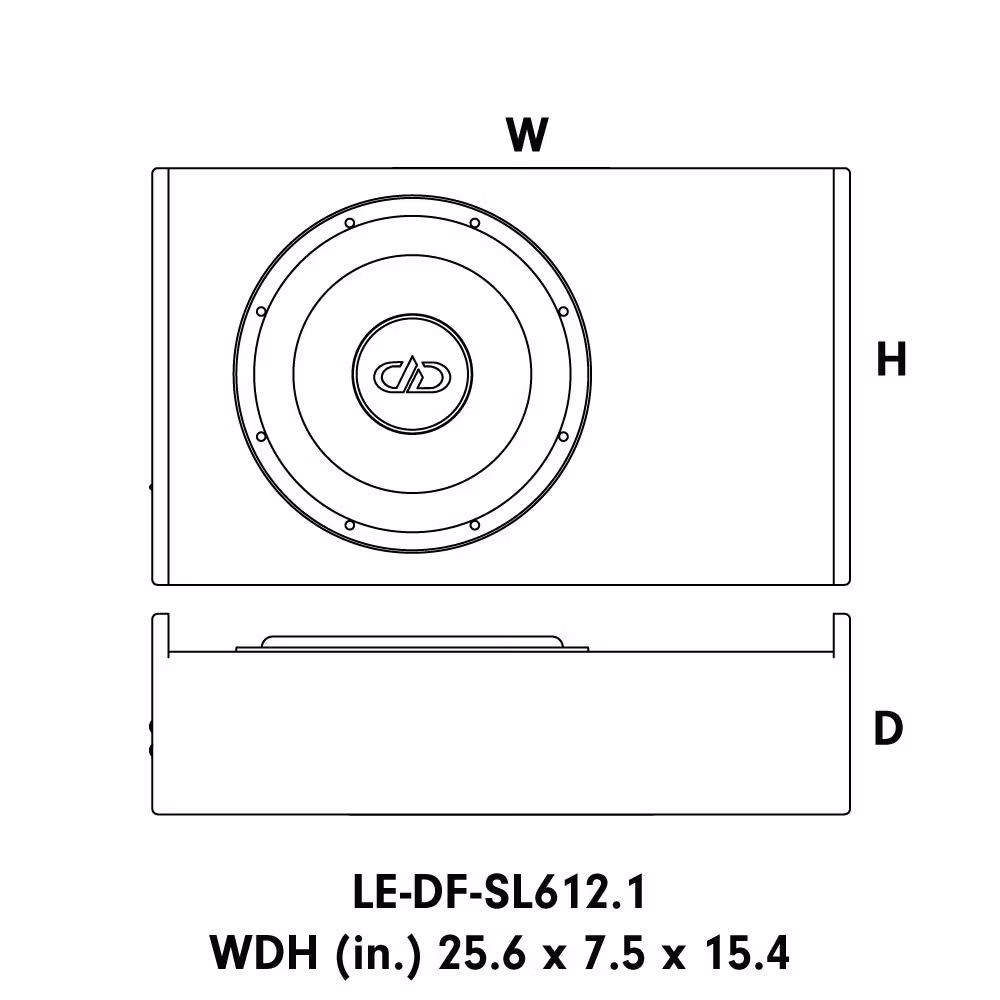 DD Audio 	LE-DF-SL612-D2
