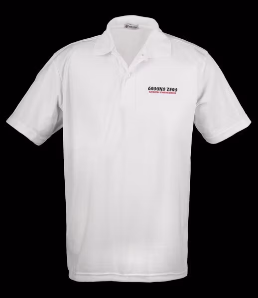 Ground Zero black polo shirt with GZ logo S
