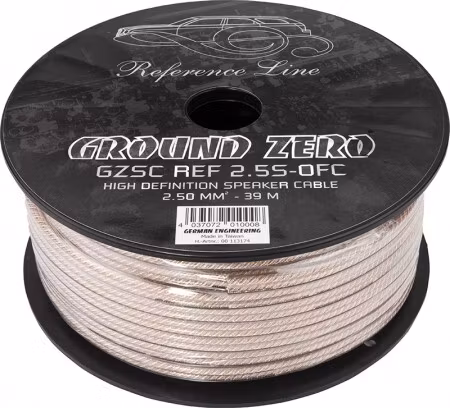 Ground Zero Högtalarekaapeli 2 x 2.50mm² / 10.3 AWG / 39 m
