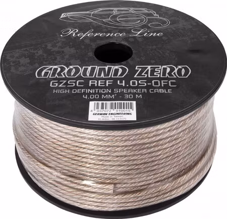Ground Zero Högtalarekaapeli 2 x 4.00mm² / 6.3 AWG / 30 m