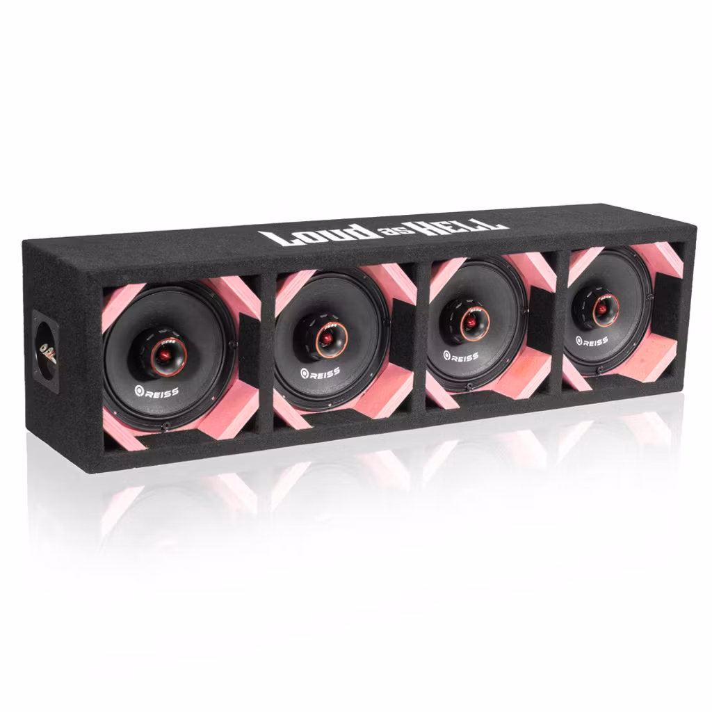 Koaxial 6" Kick-planka Pink