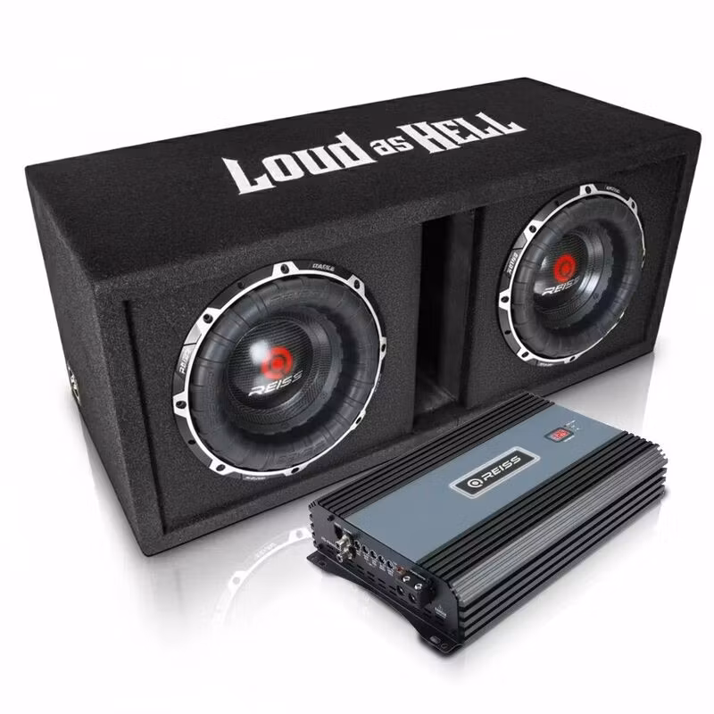 2x12" Reiss RS-VQ12.D1 Loud as hell låda ampkit