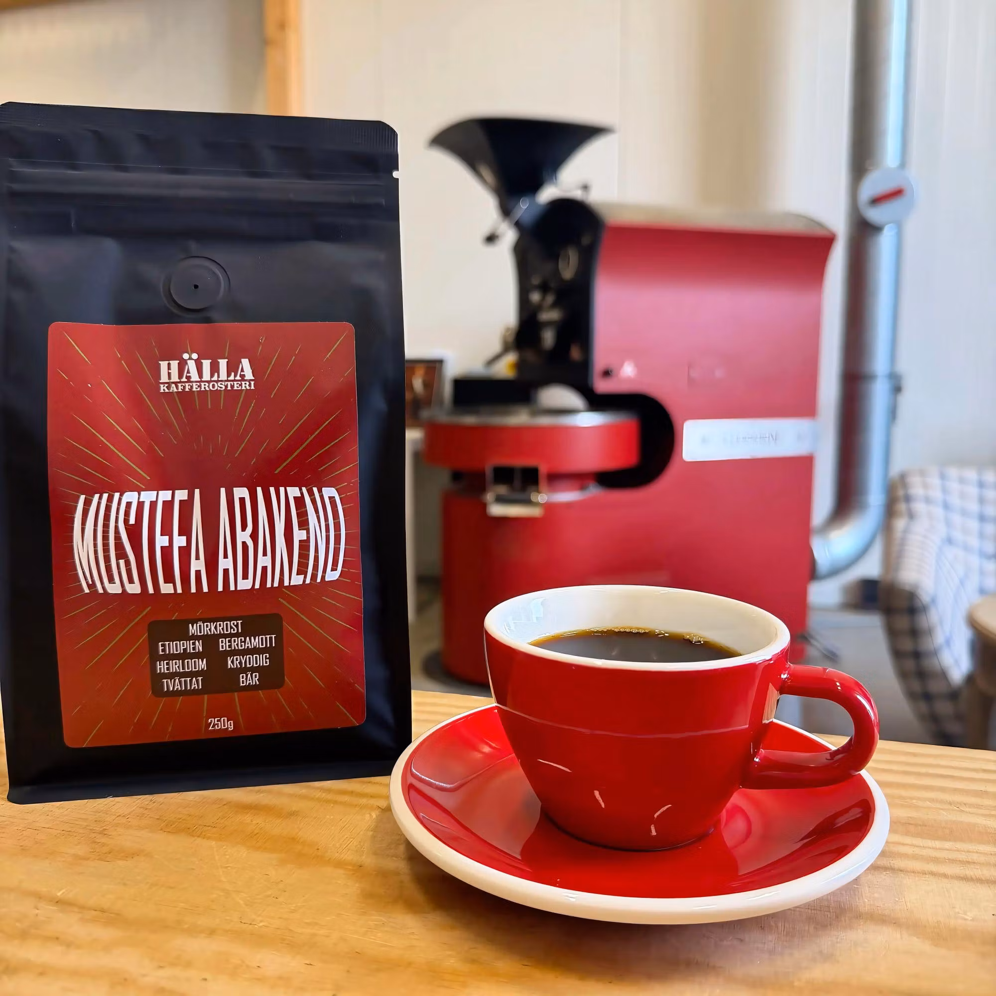Mustefa Abakeno Etiopien – Mörkrostat Specialkaffe | Hälla Kafferosteri