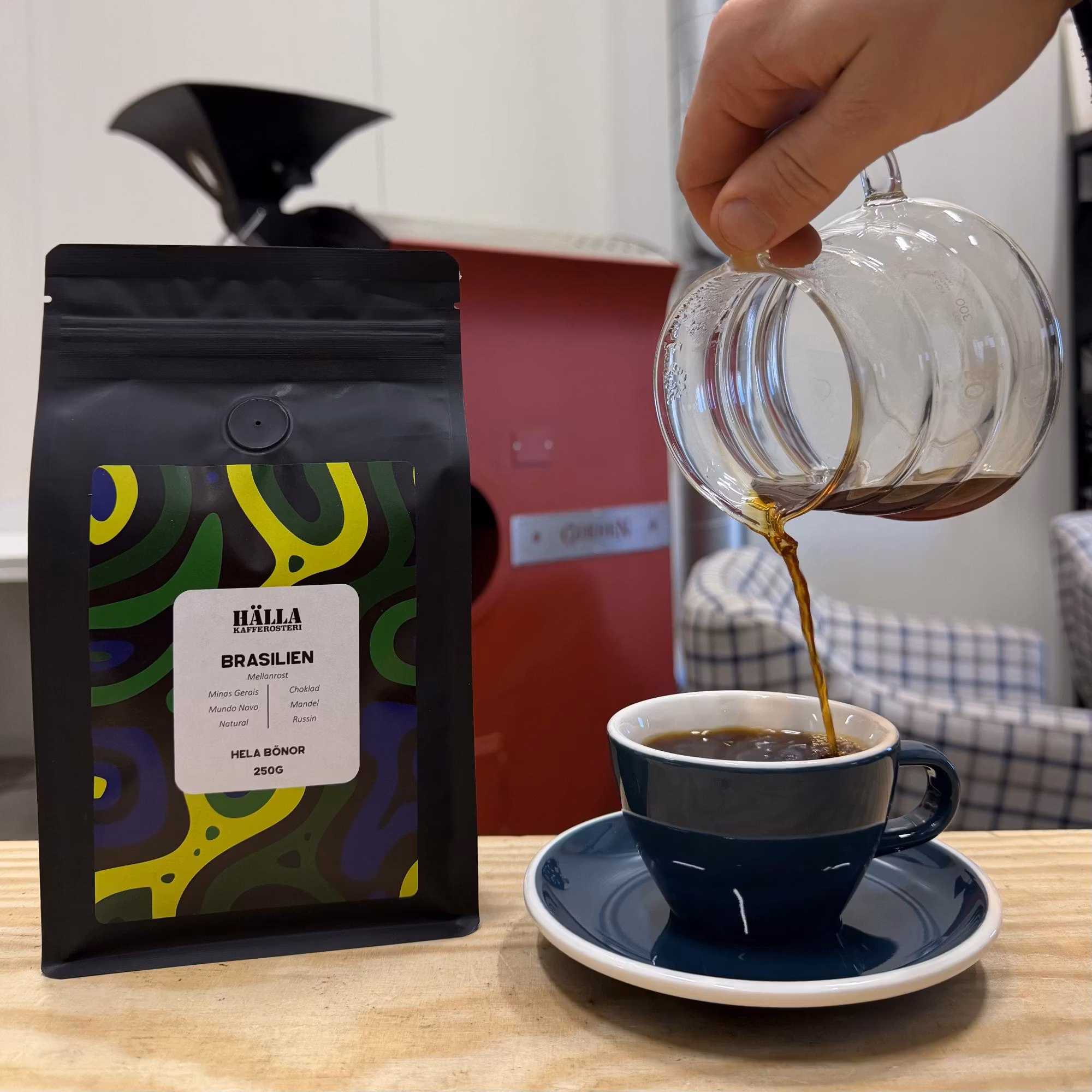 Brasilien Single Origin – mellanrost med choklad & mandel