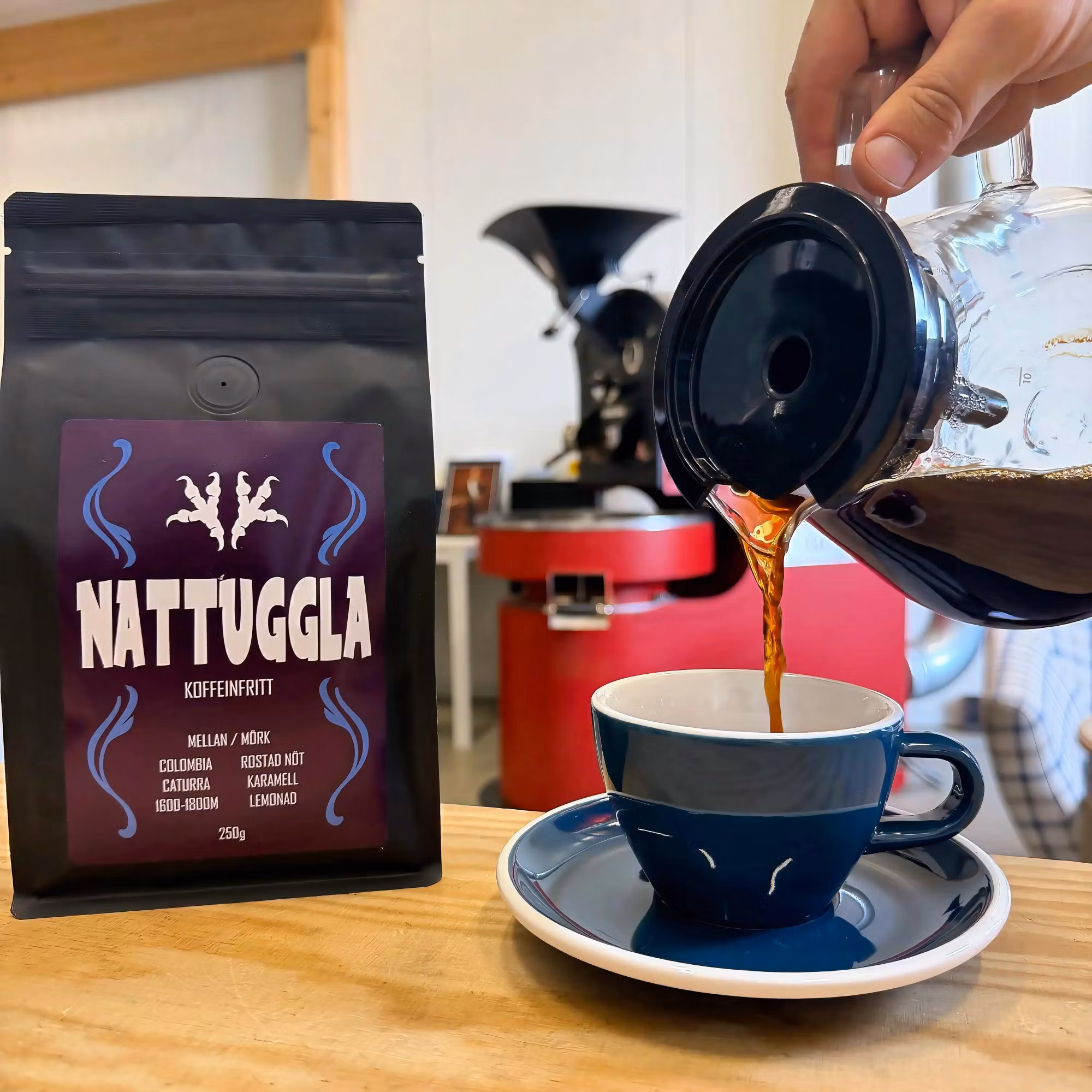 Nattuggla Decaf – Koffeinfritt Kaffe från Colombia | Hälla Kafferosteri