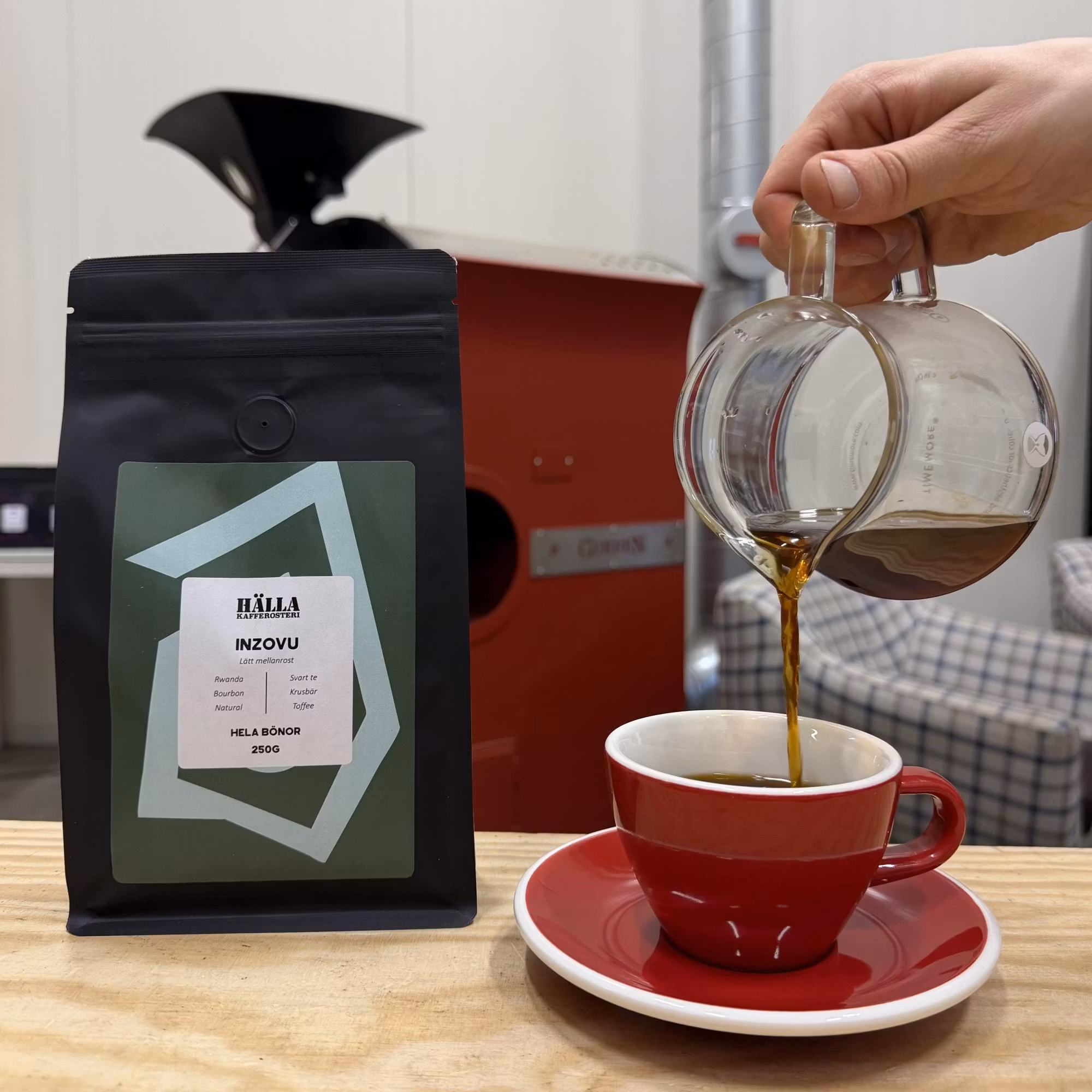 Rwanda Kigali – tvättat Red Bourbon från The Land of a Thousand Hills