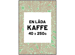 En låda kaffe - 40 x 250g