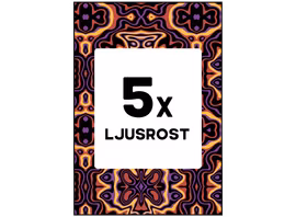 5 x Ljusrost