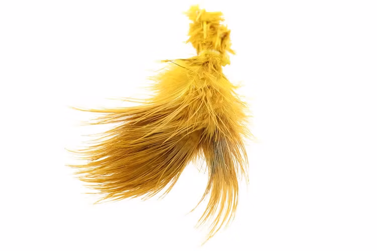 Ringneck Rump Hackle Bleached