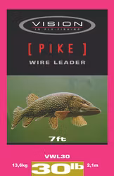 Vision - Pike Wire Leader 7'