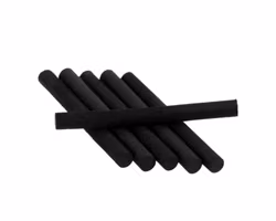 Foam Cylinders - Black - 4mm