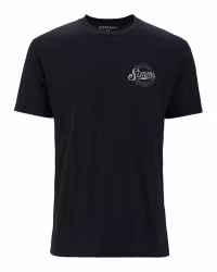 Simms Circle Lockup T-shirt - Black
