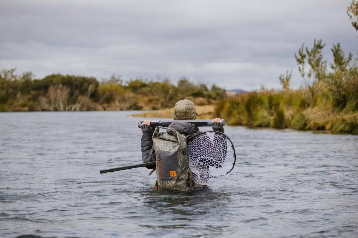 Fishpond Wind River Roll-Top Backpack - Eco Shadowcast Camo