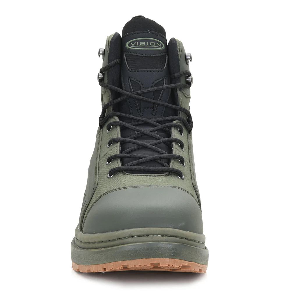Vision Koski Gummi 2.0 Green Wading Shoes