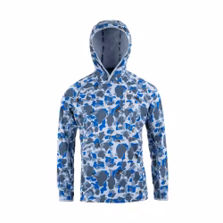 Loop Flyt UPF Dome Hoodie Camofly Blue