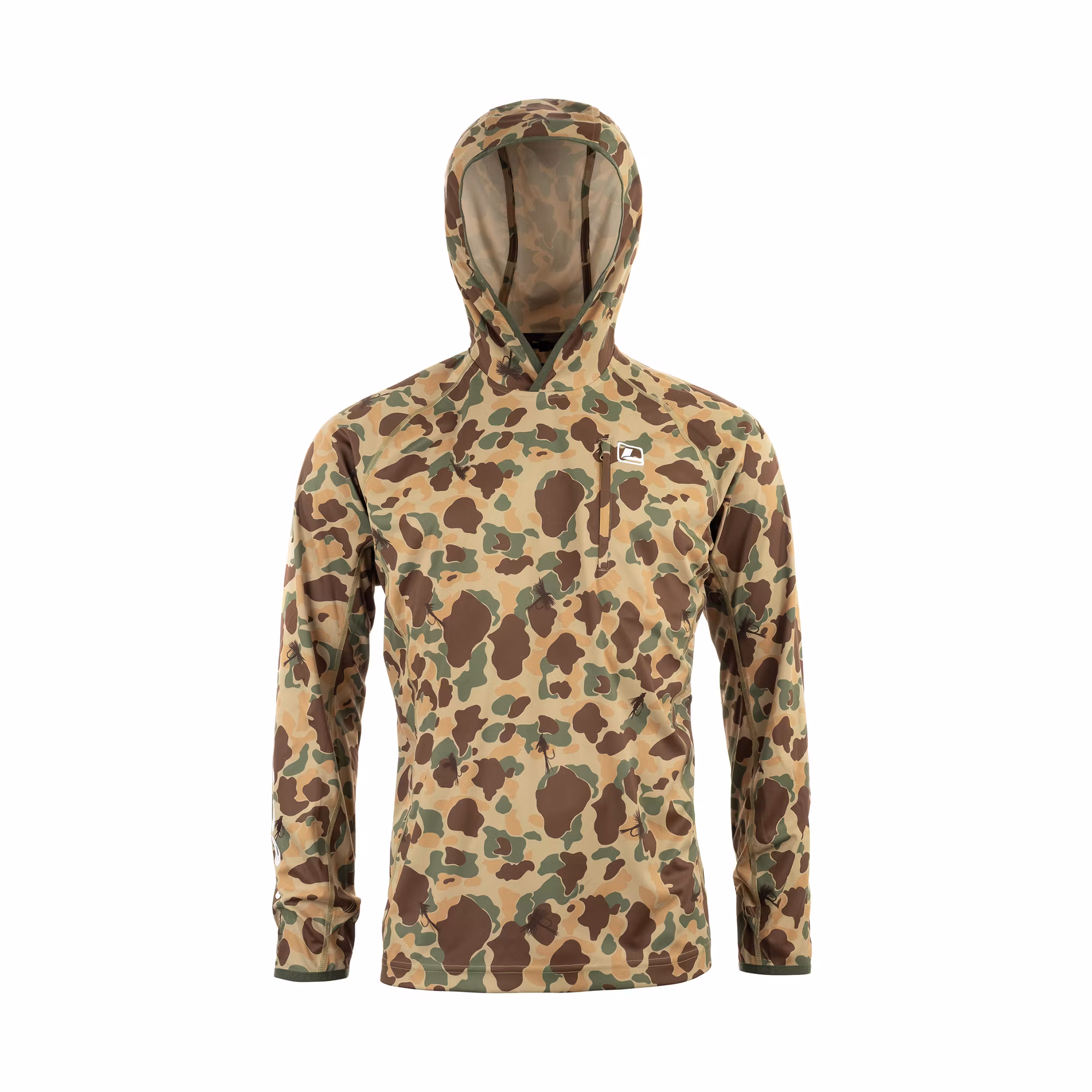 Loop Flyt UPF Dome Hoodie Camofly Khaki