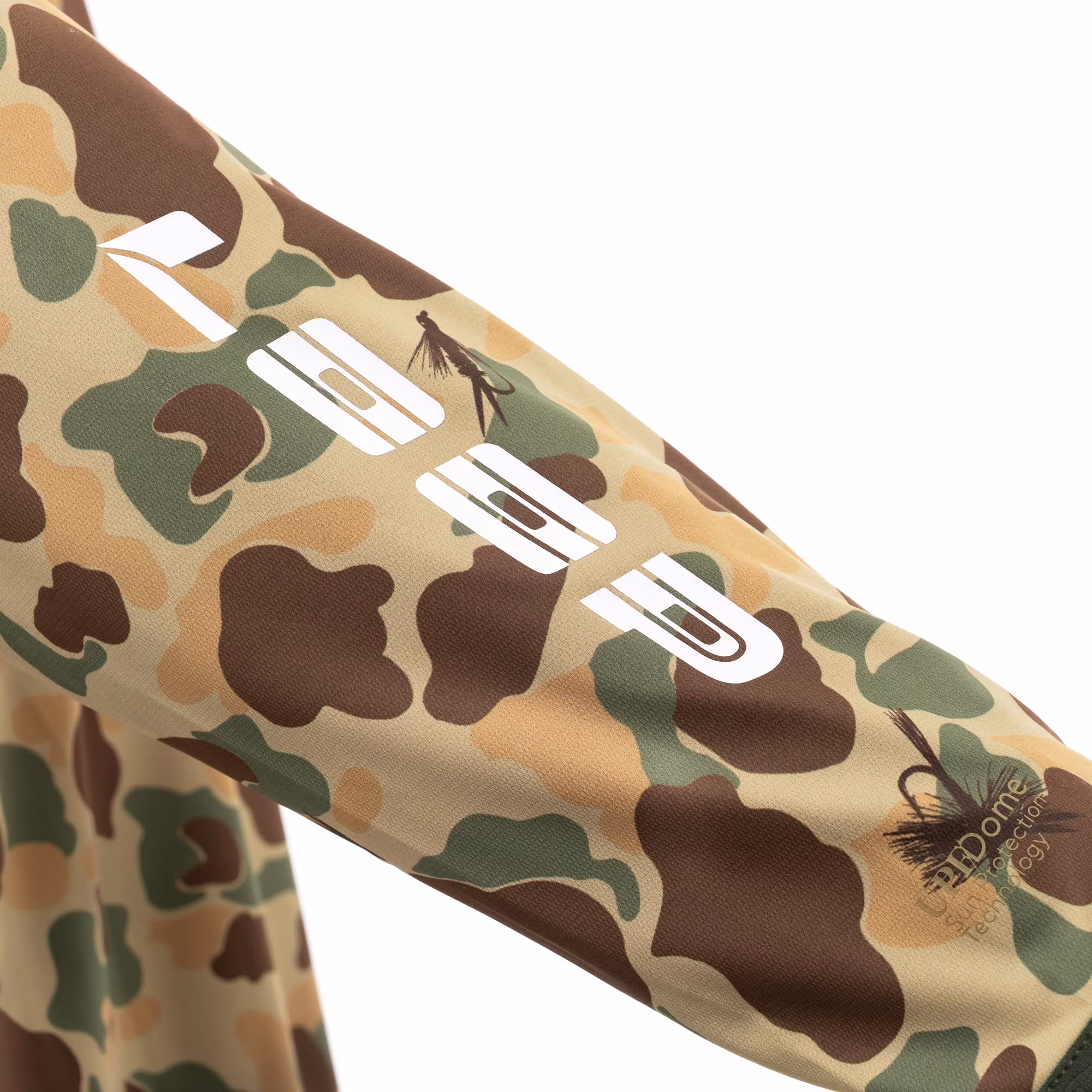 Loop Flyt UPF Dome Hoodie Camofly Khaki