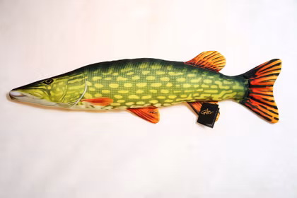 Gädda Fisk Kudde / Nalle