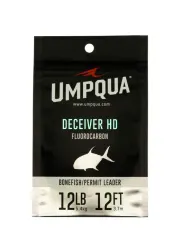 Umpqua Deceiver HD Bone-Permit Fluorocarbon Leader 12ft