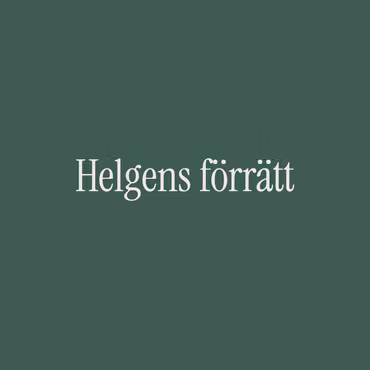 Helgens förrätt för 2 personer