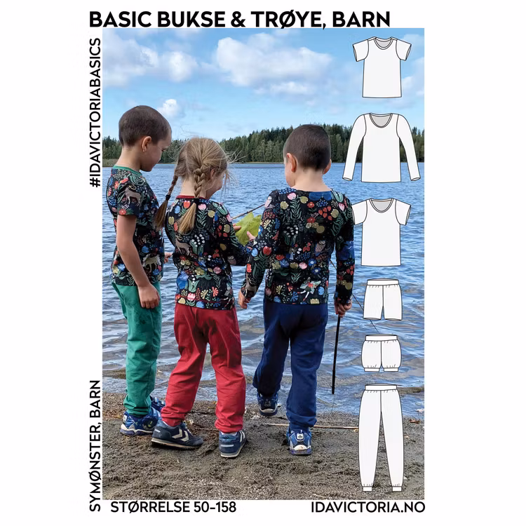 Basic bukse og trøye - Barn