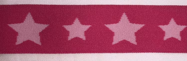 Boxser/trusestrikk Stjerne - Rosa