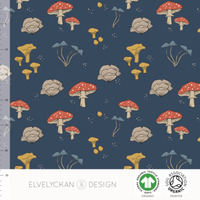 Mushrooms - Dark Blue
