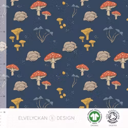 Mushrooms - Dark Blue