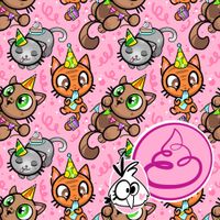 Party Cats - Pretty Pink