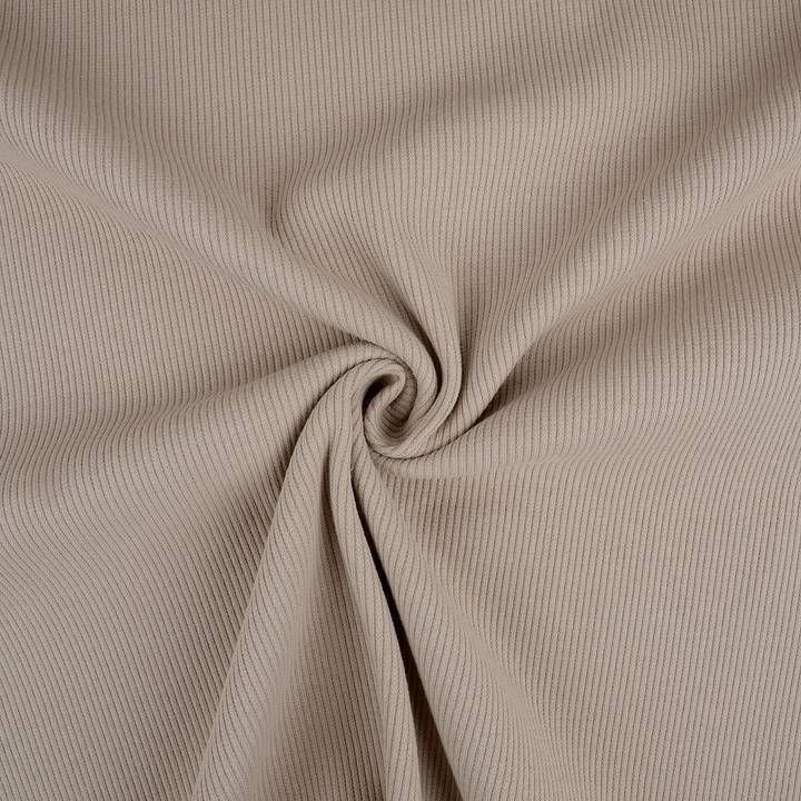 Ribbed Jersey - Light Taupe