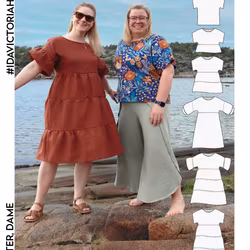 Hvaler  Bluse og Kjole - Dame